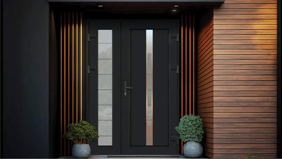 Drzwi zewnętrzne PVC