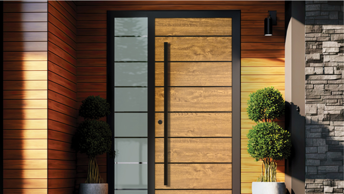 Drzwi zewnętrzne aluminiowe